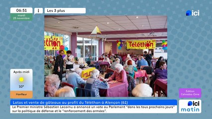 25/11/2025 - ici matin parici Normandie (Calvados - Orne) en vidéo