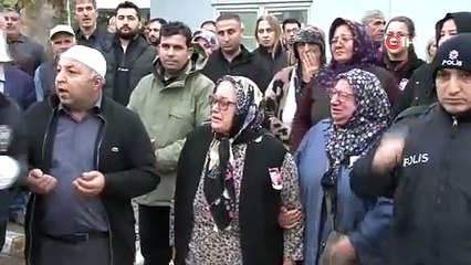 Lösemiye yenik düşen genç polisi 8 aylık kızı üzerinde ’polis’ yazan beresiyle uğurladı