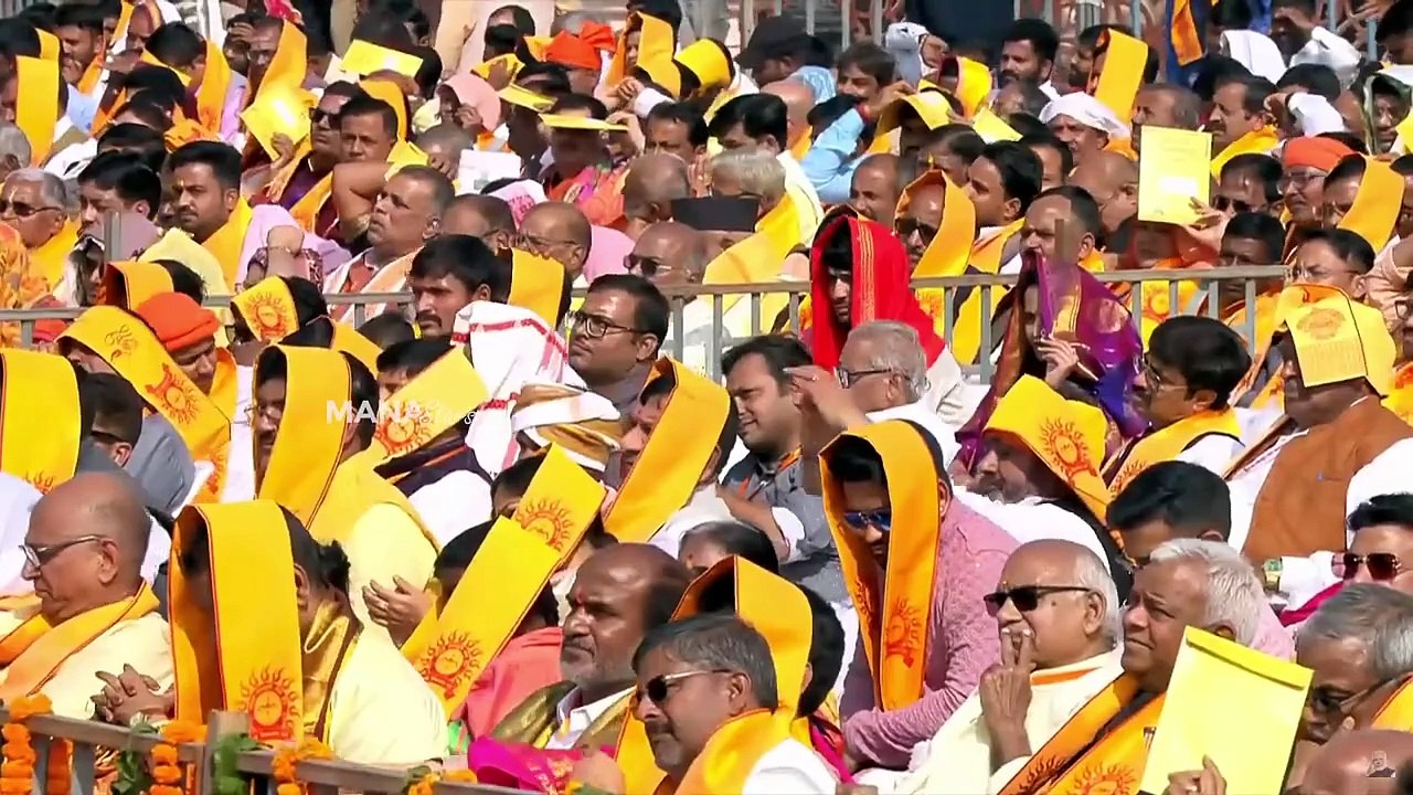PM Modi Speech @ Shri Ram Janmabhoomi Mandir Dhwajarohan Utsav in Ayodhya