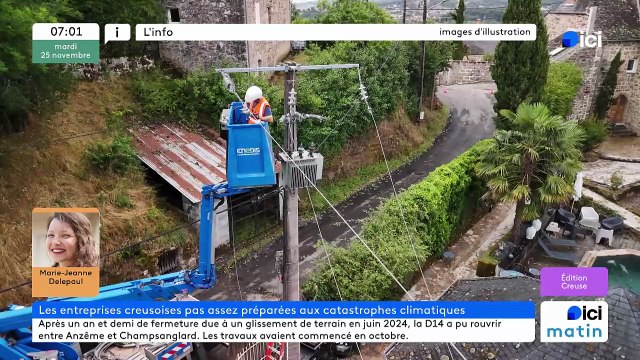 25/11/2025 - ici matin par ici Creuse en vidéo