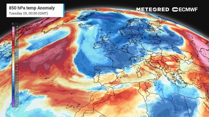 Turning much milder and unsettled later in the week