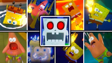 Spongebob SquarePants Titans of the Tide All Deaths & Fails (PS5)