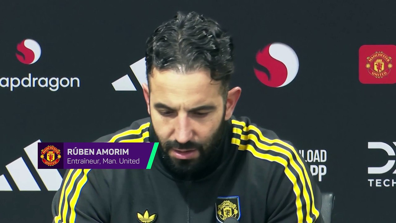 Rúben Amorim frustré après la défaite contre Everton