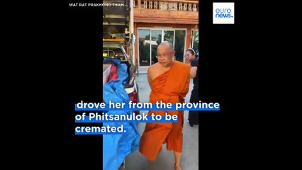العثور على امرأة تايلاندية حية داخل نعش قبل لحظات من حرق جثمانها في معبد