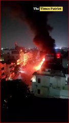 Hyderabad Blaze Horror: One Dead, 4 Injured as Electronics Showroom Erupts in Massive Fire