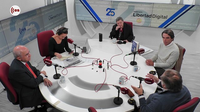Federico Jiménez Losantos entrevista a José María Aznar en esRadio