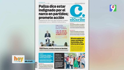 Titulares prensa dominicana martes 25 de noviembre 2025 | Hoy Mismo