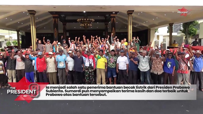 Kakek 89 Tahun Dapat Becak Listrik dari Prabowo, Lansia Tetap Berdaya