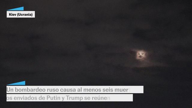Un bombardeo ruso causa al menos seis muertos mientras los enviados de Putin y Trump se reúnen para negociar la paz