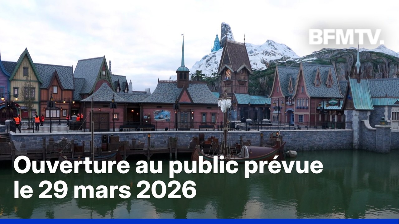 Disneyland Paris: les images de la nouvelle zone dédiée à "La Reine des Neiges"