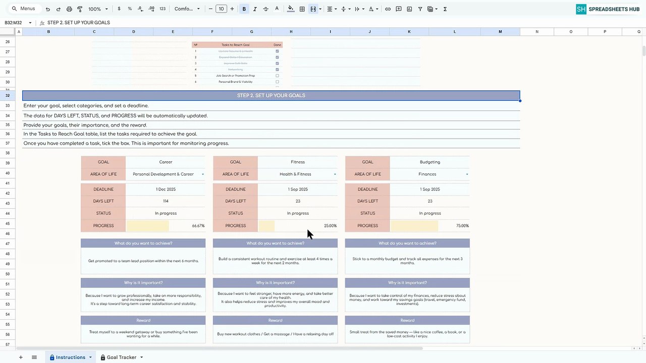 How to Use the Goal Tracker | Step-by-Step Guide