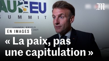 Guerre en Ukraine : Emmanuel Macron s’exprime sur le plan de paix proposé par les Etats-Unis