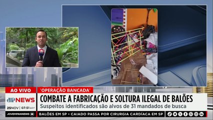 Maior operação contra balões em SP mira fabricação e influenciadores digitais