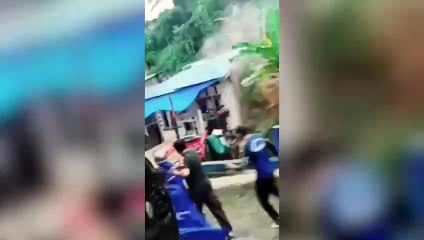 A sudden and massive landslide causes tragedy in Sibolga, Indonesia