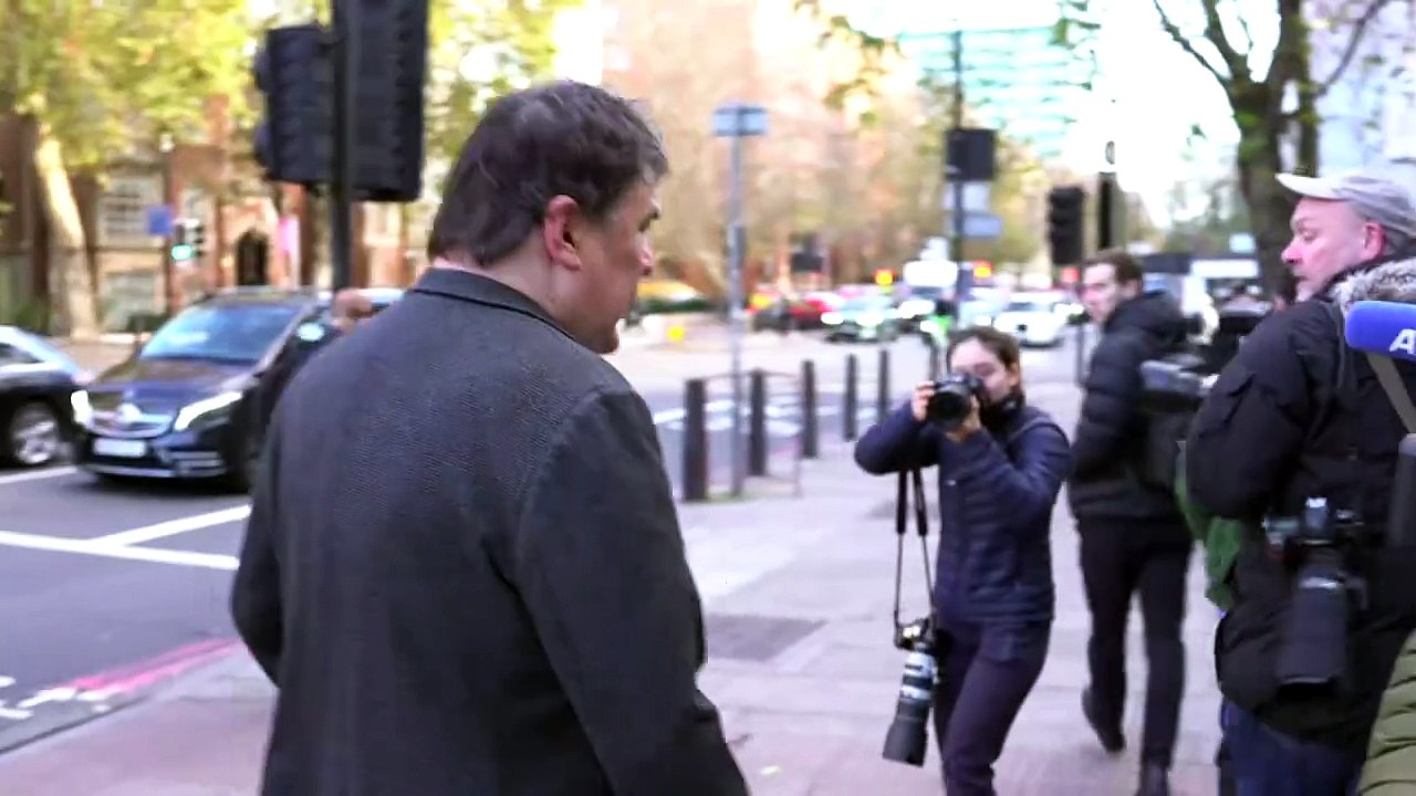 Graham Linehan arrives at Westminster Magistrates’ Court