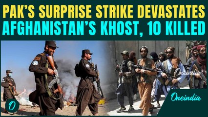Pakistan–Afghanistan War: Pak ATTACKS Afghanistan’s Khost in SHOCKING Overnight Attack, Many Killed