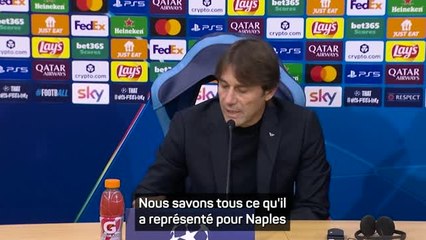 Naples - Conte : "Ce serait formidable de dédier une victoire à Maradona"
