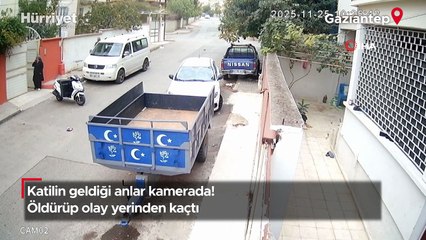 Katil zanlısının olay öncesi eve giriş anı saniye saniye kamerada!