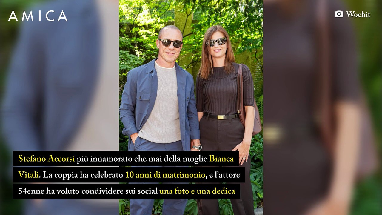 Stefano Accorsi, 10 anni d'amore con Bianca Vitali: «Passati in un soffio»