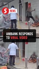 Homeless man mistreated outside KL bank in viral video