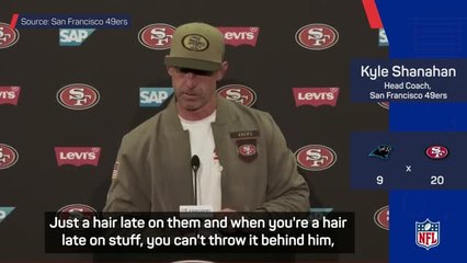 Shanahan not concerned with Purdy's three-interception game