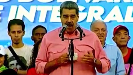 Maduro, ante la escalada con EEUU: "No van a poder con Venezuela"