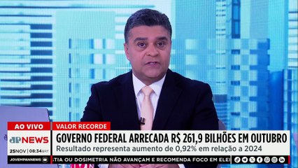 Governo federal arrecada R$261,9 bi em outubro; Alan Ghani comenta