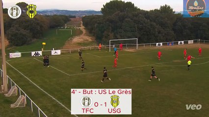 TRAVAILLAN FC - US GRES D'ORANGE  1 à 4