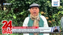Atty. Harry roque, hiniling ng gobyerno na mailagay sa Interpol Red Notice; Roque, itinanggi ang impormasyong naaresto siya sa Europe | 24 Oras