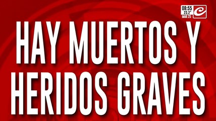 Brutal accidente sobre la Ruta 2: hay muertos y varios heridos de extrema gravedad