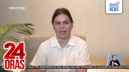 Ang pirma ng pangulo sa GAA ang ebidensya na sangkot siya sa budget insertions - VP Duterte | 24 Oras