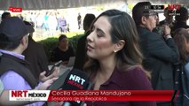Cecilia Guadiana durante el Segundo Informe de Gobierno de Manolo Jiménez