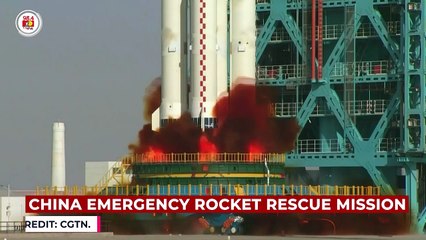 China launches emergency spacecraft to bring home stranded astronauts