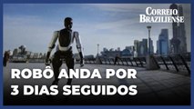 Robô humanoide chinês bate recorde mundial ao caminhar durante três dias
