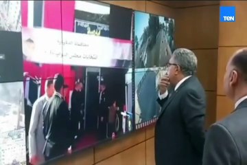 اللواء طارق مرزوق محافظ الدقهلية يتابع توافد الناخبين على اللجان للادلاء بأصواتهم