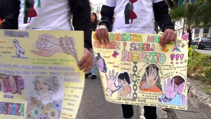 Messina in corteo contro la violenza sulle donne