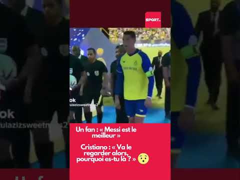 La réponse de Ronaldo à un fan de Messi #mdr #sports #shorts #foryou  #messi #cr7  VIRAL TIKTOK