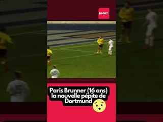 Paris Brunner 16 ans la nouvelle pépite de Dortmund #tiktok #sports #wonderkid #talent