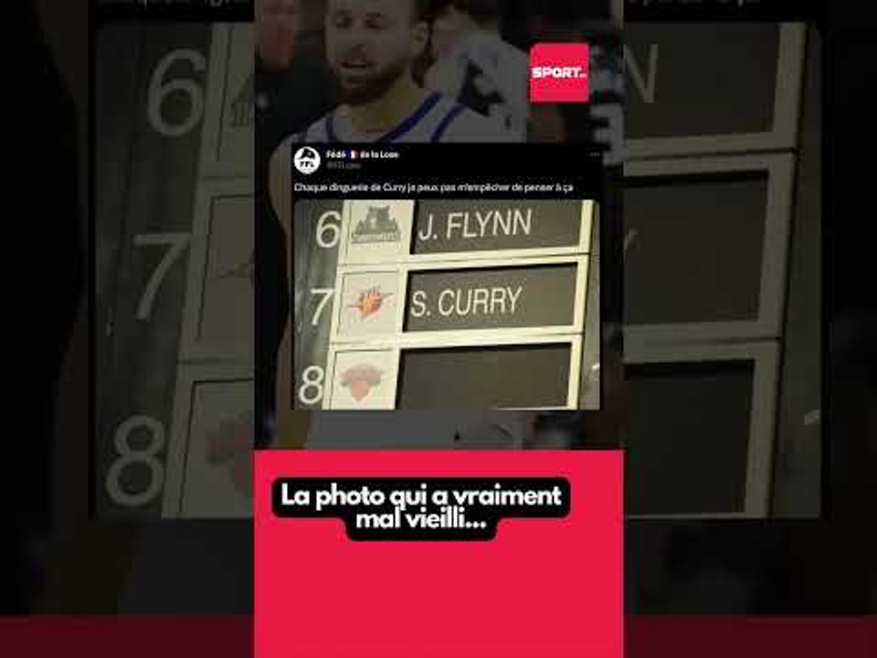 Curry, Flynn... La photo qui a vraiment mal vieilli #sports #nba #warriors #curry #draft #tiktok