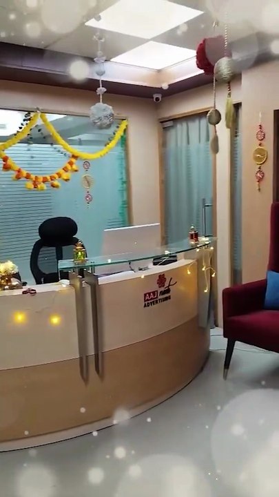 Bringing festive cheer to work! Because a bright workspace inspires brighter ideas. 💡✨#diwali #