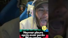 Neymar pleure après avoir perdu 1M au casino #viral #tiktok #sports #ney #neymar #casino #twitch