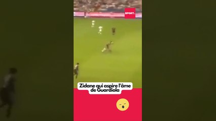 Zidane qui aspire l'âme de Guardiola #sports #football #sportsfails #foryou #barcelona #realmadrid