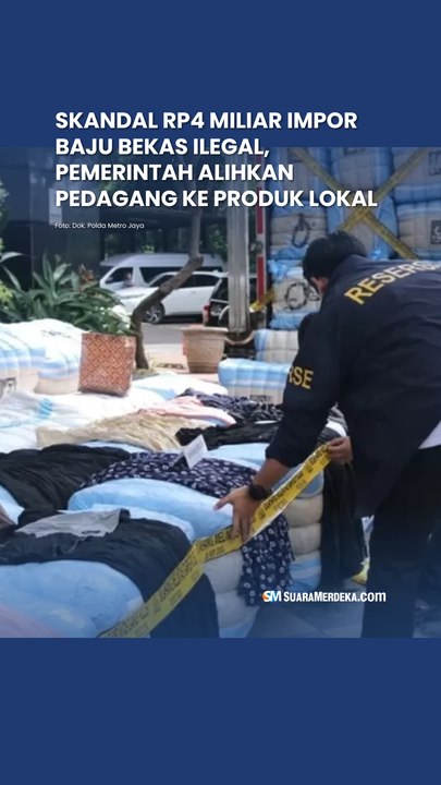 Buntut Skandal Baju Impor Ilegal Rp4 M: Menkeu Ogah Legalkan Thrifting, Menteri UMKM Alihkan Jual Produk Lokal