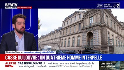 Casse du Louvre: un quatrième homme a été interpellé après le cambriolage