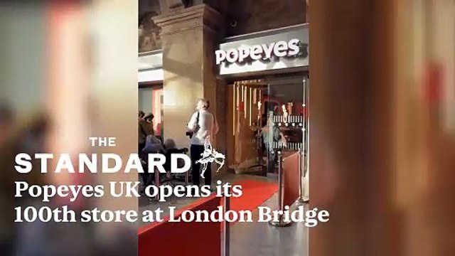 Popeyes opens its 100th UK restaurant at London Bridge station