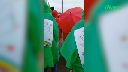 Manifestation des profs à Arlon
