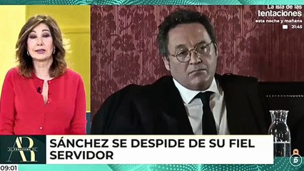 Ana Rosa ‘sentencia’ al exfiscal general de Sánchez: “No ha sido un servidor, ha sido un sirviente”