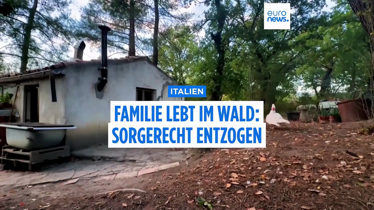 Familie lebt im Wald in der Toskana ohne Strom und Wasser: Sorgerecht für 3 Kinder entzogen