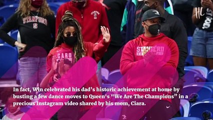 Ciara’s Son Win, 1, Dances In A Suit To Celebrate Dad Russell Wilson’s New Nfl Record