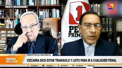 VIZCARRA DICE ESTAR TRANQUILO Y LISTO PARA IR A CUALQUIER PENAL | Willax